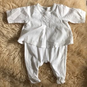 NWOT Petite Bateau Fancy onesie